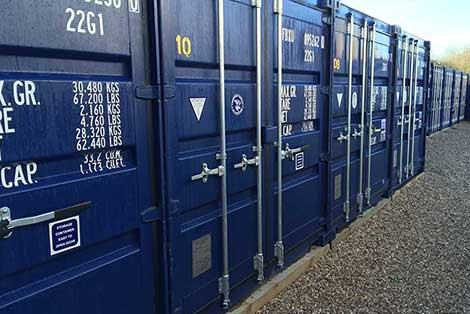 An image of Hinckley Storage external storage containers