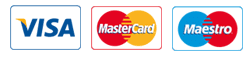 We Accept Visa, Visa Debit, Mastercard Payment types Hinckley Storage